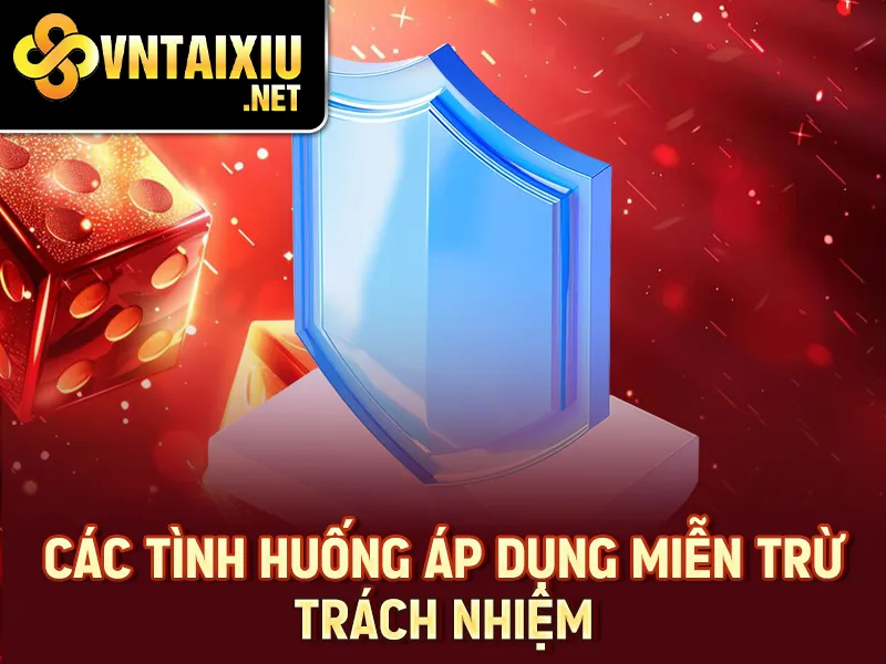 Các tình huống áp dụng miễn trừ trách nhiệm